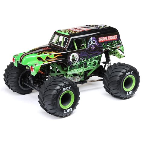 mini grave digger truck|losi 1 18 mini lmt.